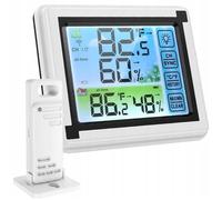 Cobye- Station Météo Sans Fil avec Hygromètre - Thermomètre Intérieur Extérieur, Mesure Température et Humidité, Affichage Digital