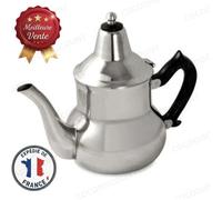 Cobye - Théière marocaine 1,6L en métal traditionnel - théière orientale- thé à la menthe - design authentique et décoration cuisine