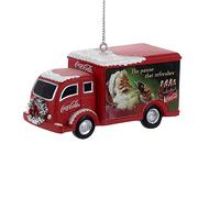Coca-Cola Kurt Adler Camion avec Couronne argentée Décoration de Noël par Kurt Adler