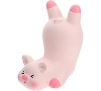 Cochon Argent Joli Support de Téléphone Rose Miniature Cochon Animal Artisanat Résine Jouet Décoration Intérieure Accessoire Tirelire