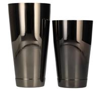 Cocktail Shaker avec Edelstahl Becher anthrazit-braun