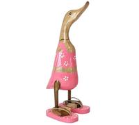 Coco Papaya Canard décoratif en Bois 35cm | Bikini Rose & Tongs