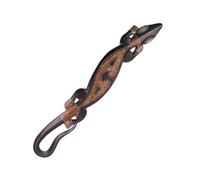 Coco Papaya Gecko Margouillat en Bois - déco Murale Motif Tribal 100cm