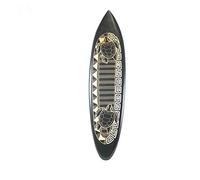 Coco Papaya Grande planche de surf décorative en bois motif Tortues 100cm