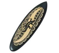 Coco Papaya Planche de surf décorative en bois motif Salamandre 50cm