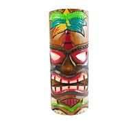 Coco Papaya Totem Tiki 25cm en Bois Motif Palmier