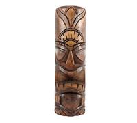 Coco Papaya Totem Tiki en Bois Sculpté Main 50cm
