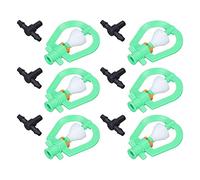 Cocoarm 30 Ensembles de Buses Rotatives d'irrigation en Plastique pour Arroseurs d'eau Rotatifs pour Tubes de 4 Mm et 7 Mm, Pulvérisation Uniforme, économie 'Eau, Installation Rapide pour Les