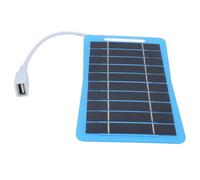 Cocoarm 5W Panneau Solaire Portable Chargeur, Monocristallin 5V | Chargeur solaire extérieur léger, sortie USB 5V, poignée pour voyage, secours d\'urgence, équipement de Camping