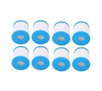 Cocoarm 8 Pièces Cartouche de Filtre de Piscine Filtre de Piscine en Polyester 3,1 X 1, X 3,5 Pouces Filtration Forte Réutilisable pour Piscines à Pompe E Piscines de Spa et pour Enfants