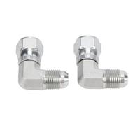Cocoarm Adaptateur Hydraulique Raccord 3 8 37 Flare Mâle vers Femelle Coude Rotatif à 90 Degrés, Acier au Carbone SAE J514 40MPA plaqué Zinc, pour Systèmes Hydrauliques dans les Espaces Restreints