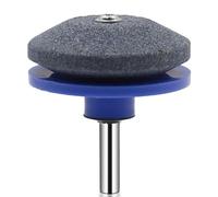 Cocoarm Affûteur de Lame de Tondeuse à Gazon, Roue de Meuleuse Universelle, Outil d'Affûtage de Tondeuse à Gazon en Pierre, Tige de 1 à 4 Pouces, 80 pour Perceuse électrique et Perceuse à Main,