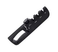Cocoarm Aiguiseur de Couteaux Réglable 4 en 1, Aiguisoir de Couteaux de Cuisine Manuel avec ABS, Acier au Tungstène, Sable Diamant, Céramique 333g pour Couteau de Poche et Ciseaux de Restaurant à