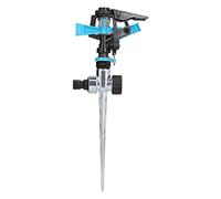 Cocoarm Arroseur Automatique Rotatif en Alliage de Zinc, Outil d'irrigation Réglable à 360 Degrés pour Pelouse, Jardin, Terrasse, Belvédère, Buissons et Plantes de Villa (Buse en Plastique)