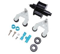 Cocoarm AXV621DAT Kit de Turbine en PVC pour Aspirateur de Piscine avec Cadre en A pour Nettoyeur de Piscine Compatible avec AXV036BP AXV601CAT Comprenant des Roulements, des Rouleaux, des Vis pour