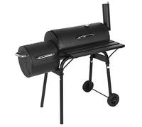 Cocoarm Barbecue à Charbon d'extérieur en Acier laminé à Froid, Support pour Fumoir, Grande Zone de Cuisson de 36 Pouces, Thermomètre à Double échelle, étagère Latérale pour Pique-Nique, Camping,