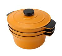 Cocoarm Batterie de Cuisine Antiadhésive, Casseroles en Fonte D'aluminium 3 | Passe au Lave-vaisselle, Base épaisse à 5 Couches, Répartition Rapide de la Chaleur, Passe au Four jusqu'à Haute