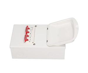 Cocoarm Boîte de Distribution d'énergie Double, Interrupteur de Commutation Secteur à Générateur 240 à 400 V 80 A, Protection contre les Fuites, Montage sur Rail de Guidage, Transfert à 2 Positions