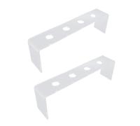 Cocoarm Bouchon de Bouteille de Vin Support, 4 Emplacements Acrylique | Présentoir de comptoir, taille 9,84 x 1,97 x 2,95 pouces, ouvertures de 0,71 pouce pour les collections de