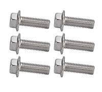 Cocoarm Boulons à Vis M10 A2 70 Boulons à Tête Hexagonale à Bride en Acier Inoxydable M10x1,5 DIN6921 20 Pièces avec Joint Filetage Grossier pour Machines de Réparation Automobile Utilisation dans