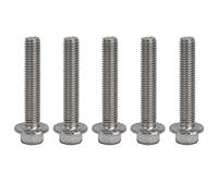 Cocoarm Boulons à Vis M10 A2 70 Boulons à Tête Hexagonale à Bride en Acier Inoxydable M10x1,5 DIN6921 20 Pièces avec Joint Filetage Grossier pour Assemblage de Machines de Réparation Automobile