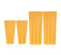 Cocoarm Cales d'abattage d'arbres Cales de Tronçonneuse en ABS 140 Mm 200 Mm Barbes Surélevées Jaune Vif Léger pour Les Bûcherons et Les Coupes 'Arbres pour Garder Le Trait de Scie et Guider la