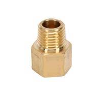 Cocoarm Capteur de Pression Adaptateur Réducteur, 1/4in NPT Femelle vers | Connecteur fileté pour capteur de jauge, joint étanche, raccord antirouille en laiton massif, système d\'air hydraulique