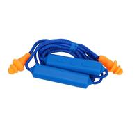 Cocoarm Casque Bluetooth avec Bouchon d'oreille, écouteurs de Cou en ABS avec Bluetooth 5.3, Réduction du Bruit de 29 DB, écouteurs Rechargeables IPX5 de 200 MAh pour Atelier de Construction (Blue)