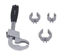 Cocoarm e Salle de Bain Multifonctionnelle e Robinet de Salle de Bain Réglable en Alliage d'aluminium et ABS 10,8 Pouces pour le Démontage de la Réparation de la Pomme de Douche de Tuyau