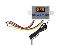 Cocoarm Contrôleur de Température électronique Module de Thermostat Numérique ABS 24 V 240 W avec Affichage LED Sonde étanche 14 à 230 Fahrenheit pour la Fermentation d'aquarium de Réfrigérateur