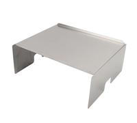 Cocoarm Déflecteur de Chaleur pour Gril Diffuseur de Déflecteur de Chaleur en Acier Inoxydable 13,0 X 11,0 X 5,0 Pouces Pièce de Rechange avec Conception Portante Installation Facile économie de
