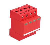 Cocoarm Dispositif de Protection Contre Les Surtensions, Dispositif de Protection Contre Les Surtensions sur Rail DIN PBT 220 à 380 V, Module Enfichable, Fenêtre d'état Visuel, pour Armoire de (80KA)