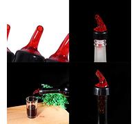 Cocoarm Distributeur de Bouteilles en Plastique avec Verseur d'alcool mesuré de 50 Ml, avec Bouchon, Contrôle Précis des Portions, Résistant aux Fuites, adapté pour la Maison, le Bar, le Pub, les