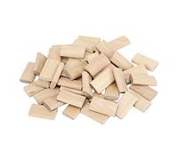 Cocoarm Domino Tenon Hêtre Loose Tenon 8 X 40 Mm 50 Pcs pour Le Positionnement du Cadre d'armoire de Meubles en Bois avec Un Ajustement Stable, Un Alignement Précis et Une Large Utilisation de