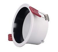 Cocoarm Downlight, Lumière Encastrée Ultra Fine 9W AC180 à 265V en Aluminium à Ombre Profonde, Cadre étroit, Plafonnier pour Maison, Hôtel, Restaurant, Blanc (Lumière modifiable à trois couleurs)