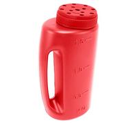 Cocoarm Épandeur d'engrais Portatif Épandeur de Semences Portatif en ABS 7,5 X 4,9 Po pour l'engrais et l'alimentation au Sel de Graines d'herbe dans Le Jardin, la Pelouse, 'allée et (Rouge)
