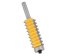 Cocoarm Fraise à Rainurer et à Languette 8 Tiges, Fraise en Carbure pour Bois, pour Coupes Nettes (Couteau à mortaise et tenon multi-dents 8X55)