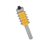 Cocoarm Fraise à Rainurer et à Languette 8 Tiges, Fraise en Carbure pour Bois, pour Coupes Nettes (Couteau à mortaise et tenon multi-dents 8X30)