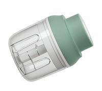Cocoarm Hachoir à Ail électrique avec Chargement USB, Hachoir sans Fil avec 3 Lames en Acier Inoxydable, 1200 MAh PP PC, Mini Presse-ail pour Assaisonnements, Viande, Aliments pour Bébés, Cuisine à