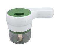 Cocoarm Hachoir à Légumes électrique, Hachoir à Ail électrique en Acier Inoxydable ABS, 4 en 1 Fil Rechargeable 1100 MAh pour Oignon Gingembre Chili Fruits Viande Cuisine à Domicile