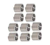 Cocoarm Inserts de Réparation de Filetage Manchon à Vis en Acier Inoxydable SUS304 M18 X 2 Écrou de Réparation de Filetage 10 Pièces pour Réparer les Trous Filetés Usés dans les Pièces en Plastique
