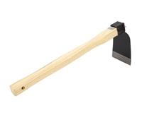 Cocoarm Jardinage Binette à Main, Acier au Carbone Manche en Bois Ergonomic | Conception antidérapante à double sécurité, vis à plaque de fer en forme de crochet, rondelles de fixation sécurisées,