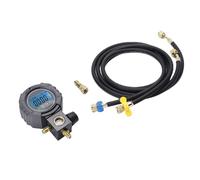 Cocoarm Jauge de Collecteur Numérique, Jauge AC de Compteur Unique Numérique ABS 0 à 60 Bars 0 à 870 Psi ± 0,2% de Précision pour les Techniciens de Diagnostic d'aspiration de Charge AC CVC