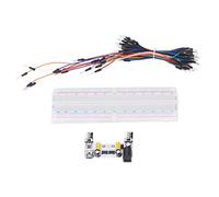 Cocoarm Kit de Breadboard, Breadboard 830 Points de Connexion avec Module D'alimentation 3.3V 5V et 65 Câbles de Raccordement pour Projets de Programmation