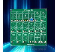 Cocoarm Kit de Démonstration RF, Carte de Test RF pour Analyseur de Réseau, Carte D'étalonnage avec 18 Modules Fonctionnels, Câble UFL pour Analyseur D'antenne, Apprentissage et Test