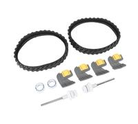 Cocoarm Kit de Reconstruction d'arbre d'entraînement de Nettoyeur de Piscine, Kit de Mise au Point de Nettoyeur de Piscine en PVC et en Caoutchouc, Installation Facile R0796200 avec Pièces de Rail