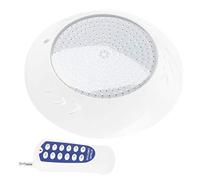 Cocoarm Lampe sous-Marine RGBW 18 W AC 12 V avec 252 LED PC en Résine ABS IP68 Télécommande 7 Couleurs 3 Modes pour éclairage Paysager de Jardin, Fontaine de Piscine