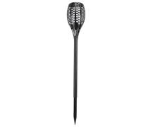 Cocoarm Lampe Torche Solaire avec Flamme Vacillante ABS Lumières Solaires Extérieures 96 LED RVB 30LM 2200mAh IP65 pour Jardin Pelouse Allée Cour Camping Fête Mariage Halloween