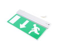 Cocoarm LED Emergency Exit Sign, 110-220V | Construction en acrylique, détection automatique des défauts, rappel d\'alarme vocale, conseils d\'évacuation, utilisation