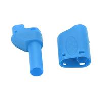 Cocoarm Lot de 20 Boîtiers de Fiche Banane de 4 Mm Isolés PA pour Connecteur RC Modèle 22.160 30 V CA à 60 V CC 32 A pour Assemblage et Remplacement de Compteur d'instruments (Blue)